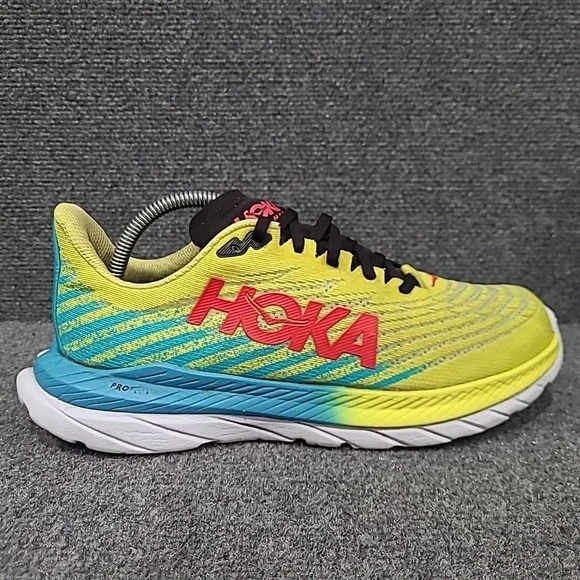 Hoka One One Mach 5 Shoes Womens Size 9.5 B Yellow 1127894 EPSB - Picture 5 of 16